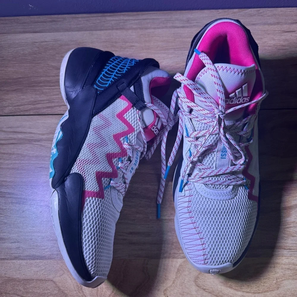 adidas Women's Athletic Shoes - White, Pink, Black, Blue